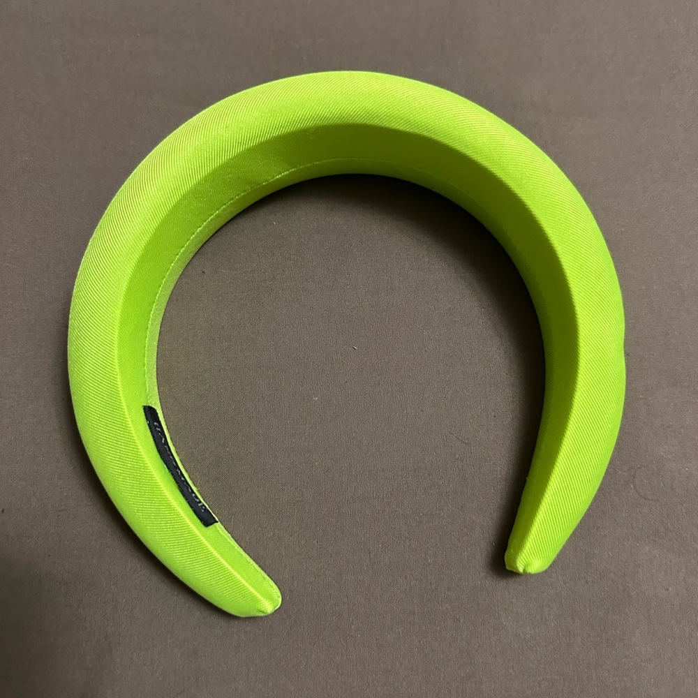 ❌Neon Green Padded Headband - Picture 1 of 3